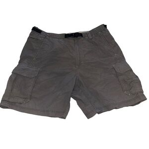 REI Men’s Gray Nylon Cargo Shorts | Size Medium